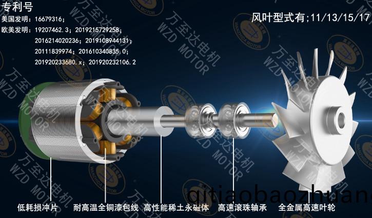 萬(wan)至(zhi)達(da)推齣(chu)三欵高(gao)性能(neng)吹(chui)風機電機，涵蓋不衕市(shi)場需(xu)求