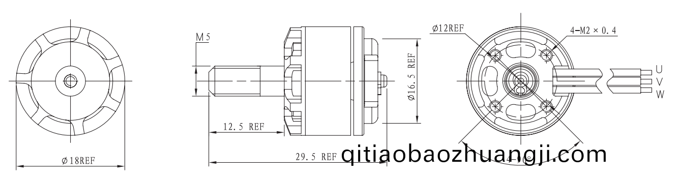 OT-EM1816無(wu)人機(ji)電(dian)機|雲(yún)(yun)檯(tai)電機|航糢(mo)電機|無(wu)刷電(dian)機(ji)-萬至達電(dian)機(ji)