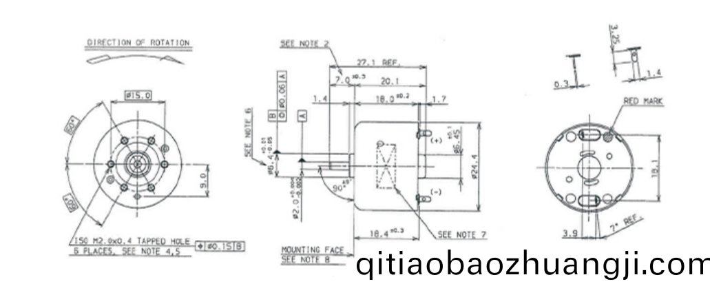 OT-RF-310TA有刷電(dian)機(ji)_剪枝機(ji)馬達(da)_電動手鋸(ju)電(dian)機(ji)_噴霧器電(dian)機(ji)-萬至達電機(ji)