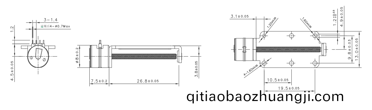 OT-SM08L-595步進電機_攝像機(ji)電(dian)機_絲桿(gan)步進(jin)電機(ji)_微(wei)型(xing)電(dian)機-萬(wan)至(zhi)達(da)電機(ji)