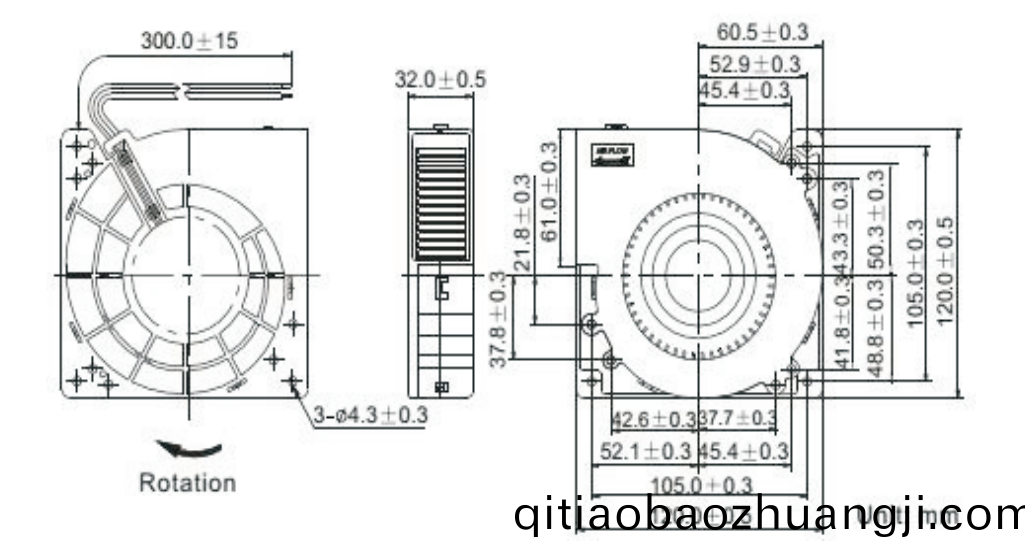 OT-EF12032無(wu)刷(shua)電(dian)機(ji)|風(feng)扇(shan)電機|散熱(re)器(qi)電(dian)機-萬至(zhi)達(da)電(dian)機(ji)