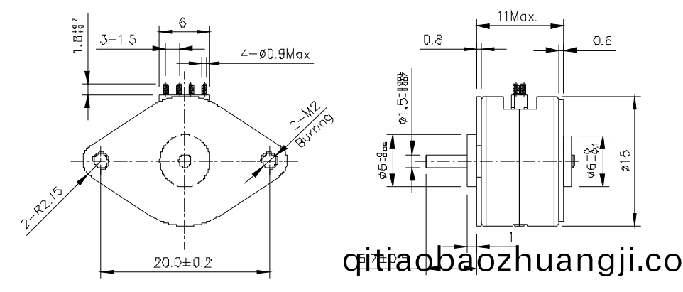OT-SM15P-051步(bu)進電(dian)機(ji)|光驅電機(ji)|POS機(ji)電(dian)機|激光設備電(dian)機|微(wei)型(xing)步(bu)進(jin)電機-萬至達(da)電(dian)機(ji)