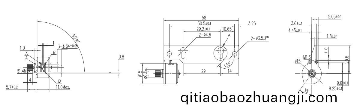 OT-SM15P-307步(bu)進電機|打印機電(dian)機|微(wei)型步進電機|步進電(dian)機廠傢(jia)-萬至(zhi)達(da)電(dian)機