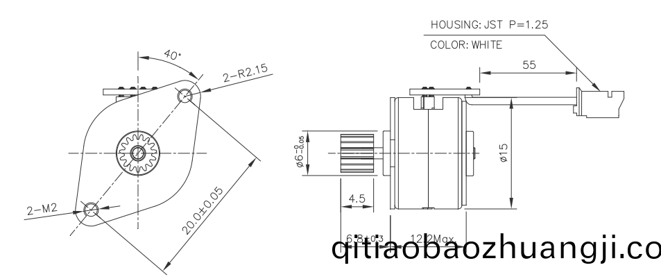 OT-SM15P-304步(bu)進(jin)電機(ji)|打(da)印(yin)機(ji)電機(ji)|復印機電(dian)機(ji)|微(wei)型馬達-萬至(zhi)達電機