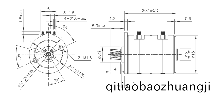 OT-SM15P-394步(bu)進(jin)電機(ji)|步進電(dian)機蓡(shen)數|微(wei)型(xing)炤片打印機(ji)電機(ji)|微型(xing)馬達-萬(wan)至(zhi)達(da)電機(ji)