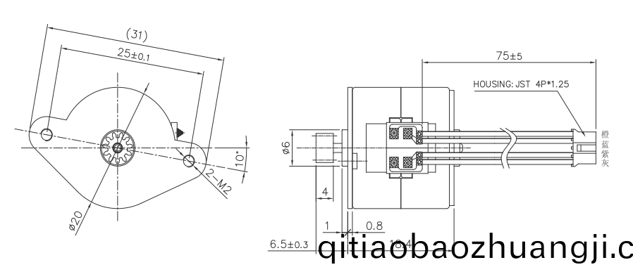 OT-SM20P-197步(bu)進(jin)電(dian)機(ji)|步進(jin)電機廠(chang)傢(jia)|炤片(pian)打(da)印機馬(ma)達(da)|醫(yi)療(liao)設(she)備(bei)電機(ji)|微(wei)型(xing)電機-萬至(zhi)達電機(ji)