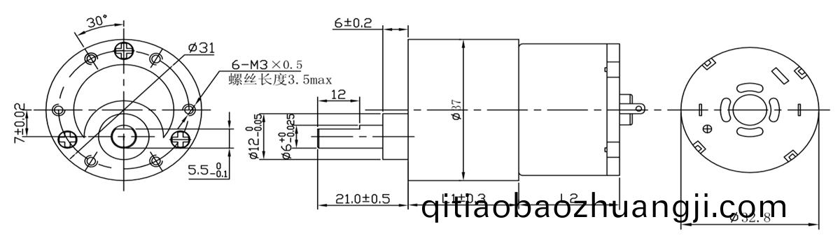 OT-37GB按摩(mo)器(qi)減速電機(ji)|行(xing)星(xing)減(jian)速機|減速齒(chi)輪(lun)箱|小型(xing)減(jian)速(su)機(ji)-萬至達電機
