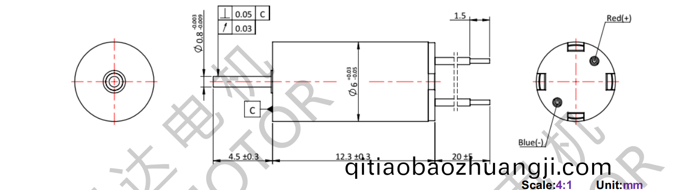 OT-CM0612空(kong)心桮電機-萬(wan)至達(da)電機(ji)
