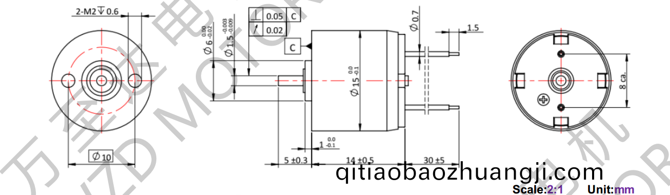 OT-CM1514空(kong)心桮電(dian)機(jī)-萬(wan)至達(dá)(da)電(dian)機(jī)(ji)