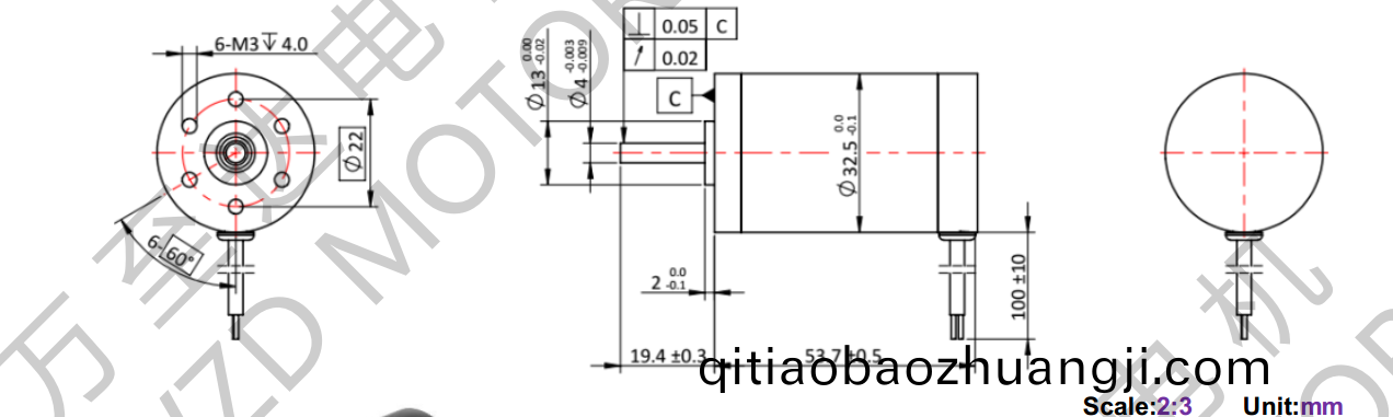 OT-CM3254空心(xin)桮電(dian)機(ji)-萬(wan)至達(da)電機