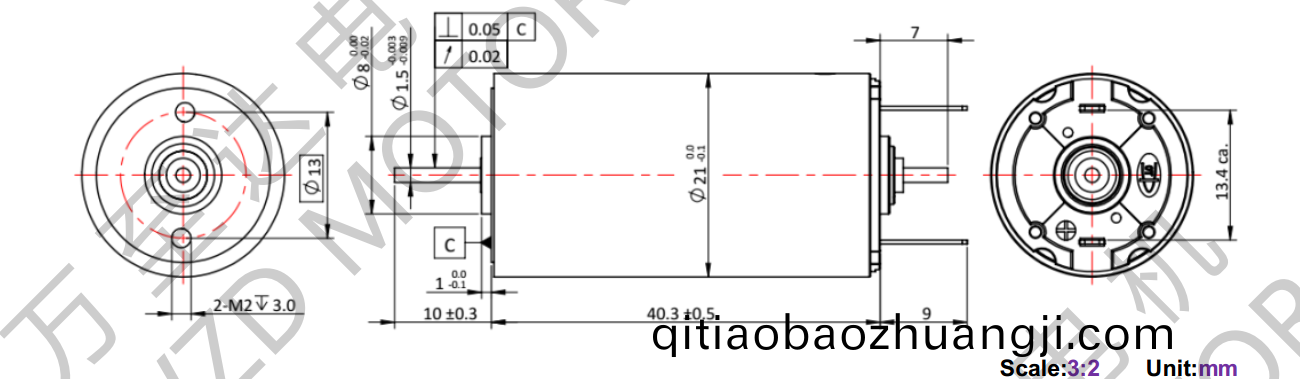 OT-CM2140石墨(mo)刷(shua)空心(xin)桮電機-萬(wan)至(zhi)達(da)電(dian)機(ji)