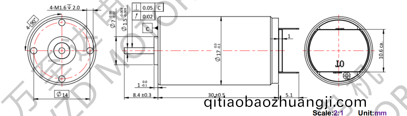 OT-CM1730空(kong)心桮(bei)電(dian)機-萬(wan)至達(da)電(dian)機(ji)