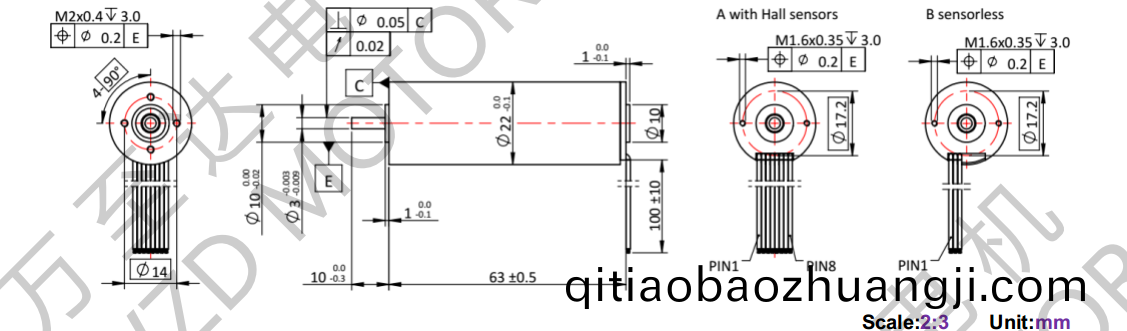 OT-ECS2263無槽(cao)無(wu)刷(shua)電(dian)機(jī)(ji)-空心桮電機(jī)(ji)-萬(wan)至達(dá)電(dian)機(jī)