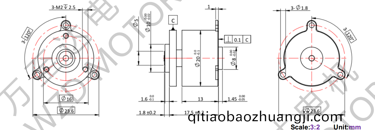 OT-EM2017BLDC無刷電(dian)機-萬至(zhi)達(da)電機