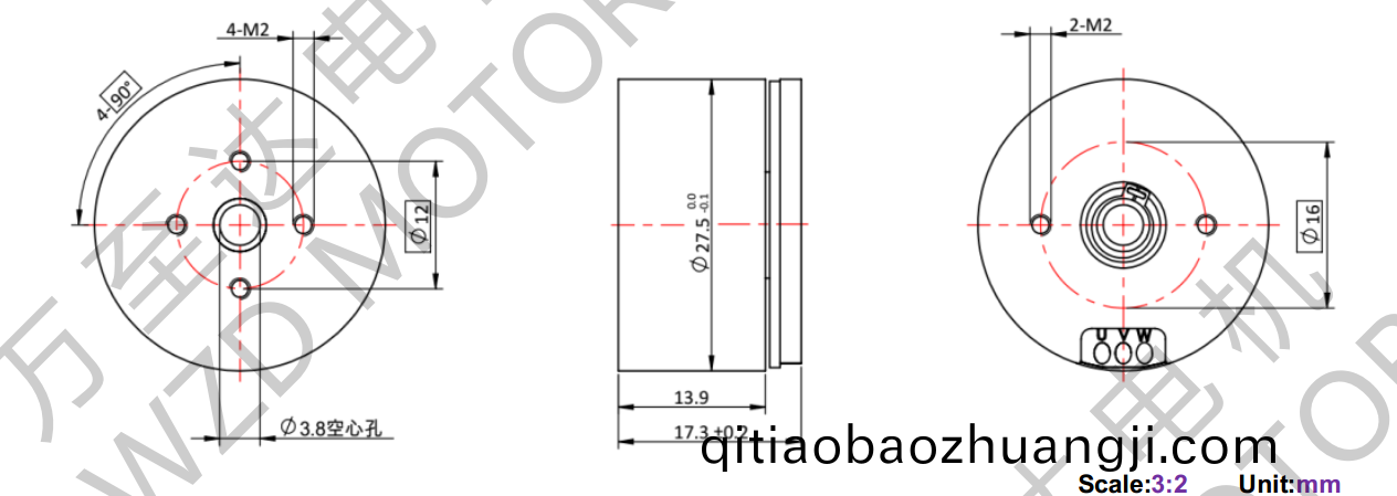 OT-EM2817BLDC無(wu)刷(shua)電(dian)機(ji)-萬(wan)至(zhi)達(da)電機