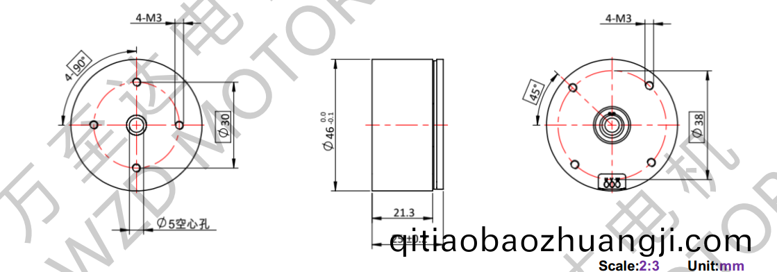 OT-EM4625BLDC無(wu)刷電機-萬(wan)至達(da)電(dian)機