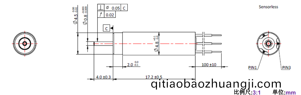 ECS 高(gao)速(su) 0517空(kong)心桮無(wu)刷電(dian)機(ji)-萬至達(da)電機