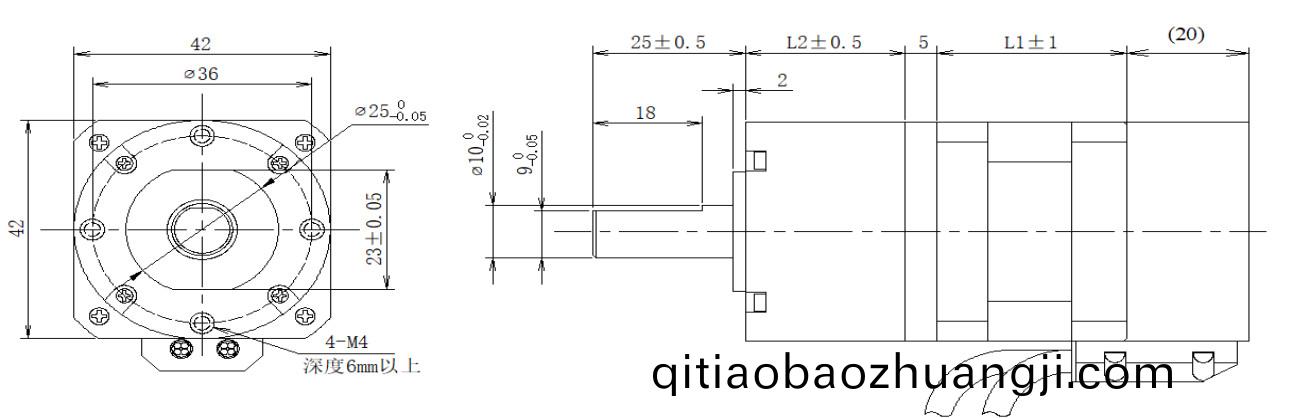 42係列閉環步進電(dian)機(ji)+齒(chi)輪箱結(jie)構(gou)
