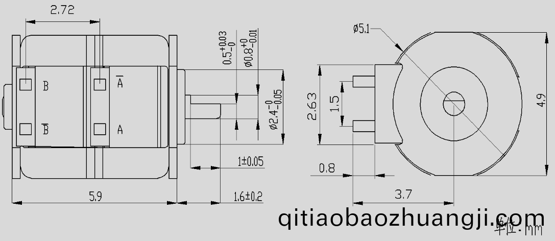 OT-SM05步(bu)進(jin)電機(ji)_5mm微型(xing)步(bu)進電機(ji)_鏡(jing)頭(tou)馬(ma)達(da)-萬至達(da)電機(ji)