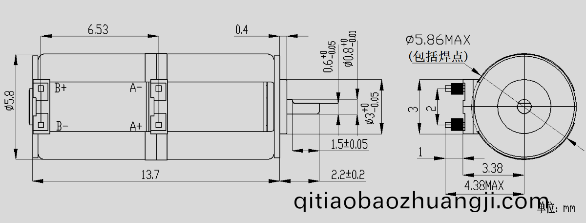 OT-SM5.8L-001步進(jin)電機_6mm微(wei)型步(bu)進電(dian)機(ji)_鏡頭(tou)馬達(da)-萬(wan)至(zhi)達(da)電機(ji)
