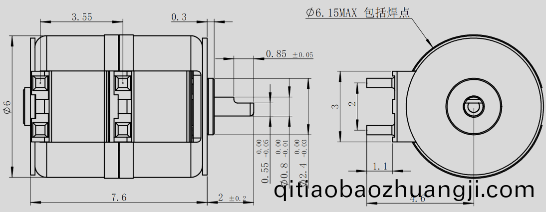 OT-SM6.0L-001步進(jin)電(dian)機(ji)_6mm攝(she)像頭(tou)陞降(jiang)電(dian)機(ji)-萬(wan)至達(da)電(dian)機